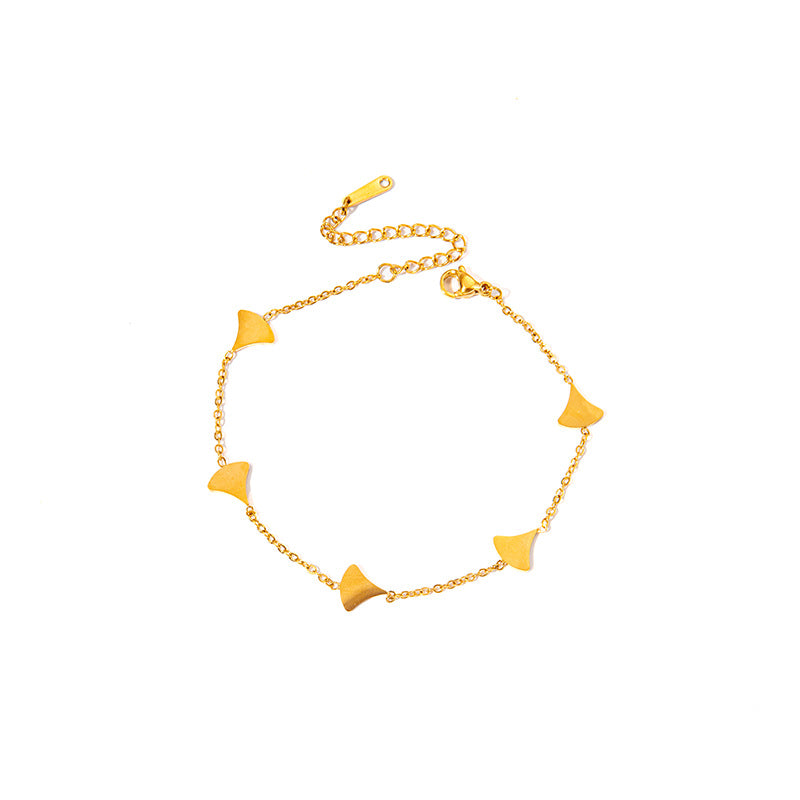 Ginkgo Biloba Station Bracelet