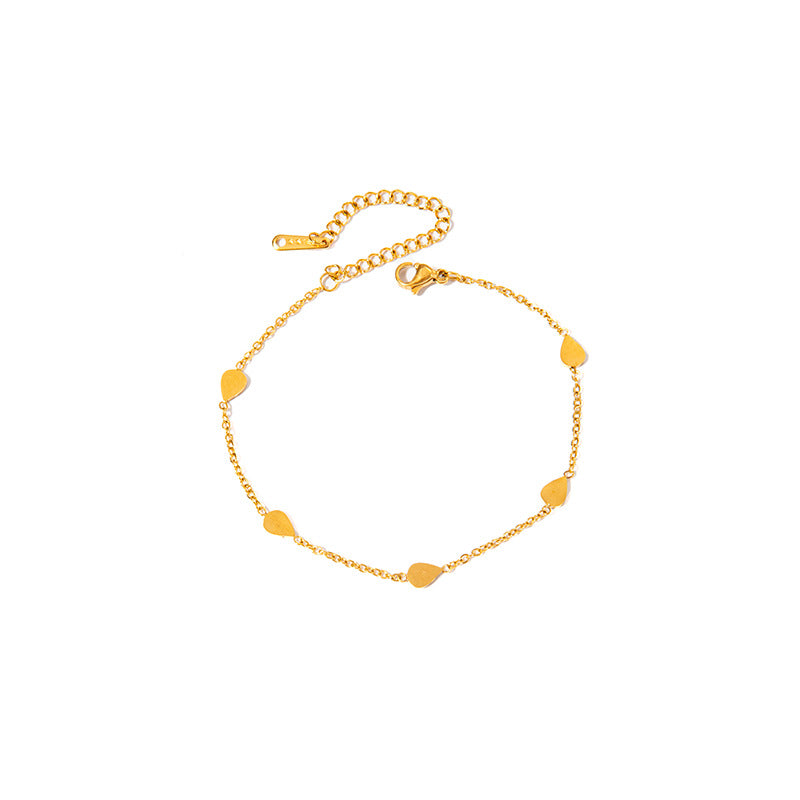 Teardrop Disc Station Bracelet