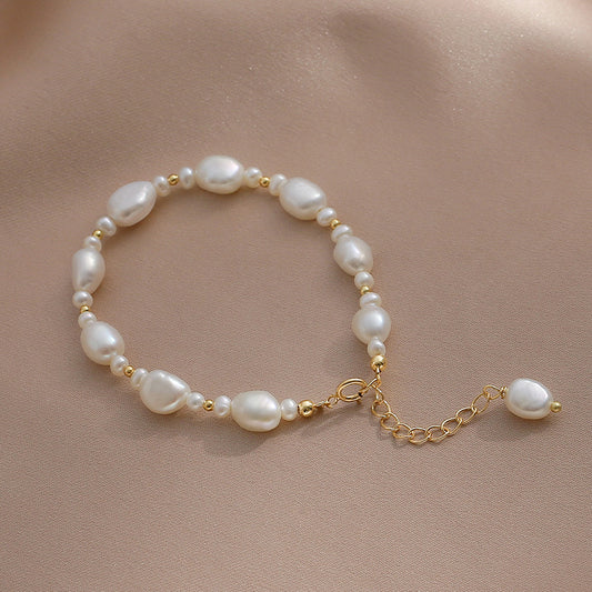 Classic Baroque Freshwater Pearl Ball Bracelet