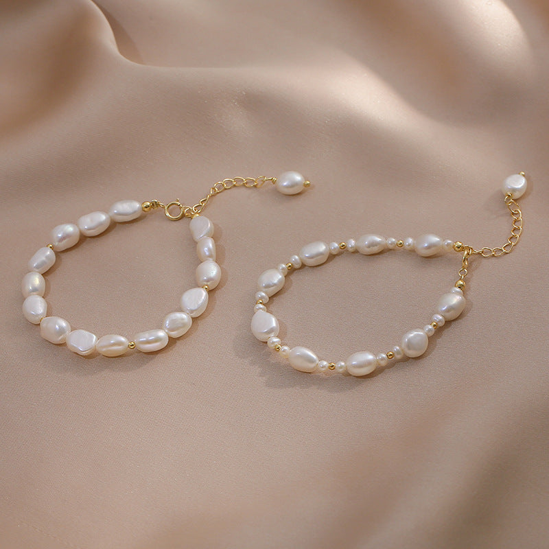 Classic Baroque Freshwater Pearl Ball Bracelet