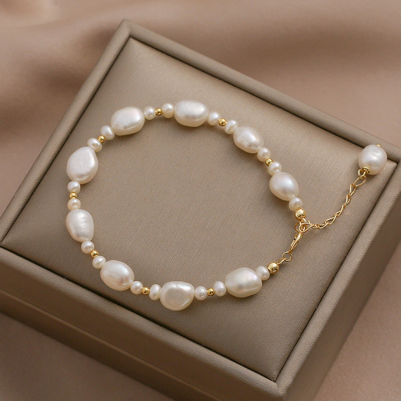 Classic Baroque Freshwater Pearl Ball Bracelet