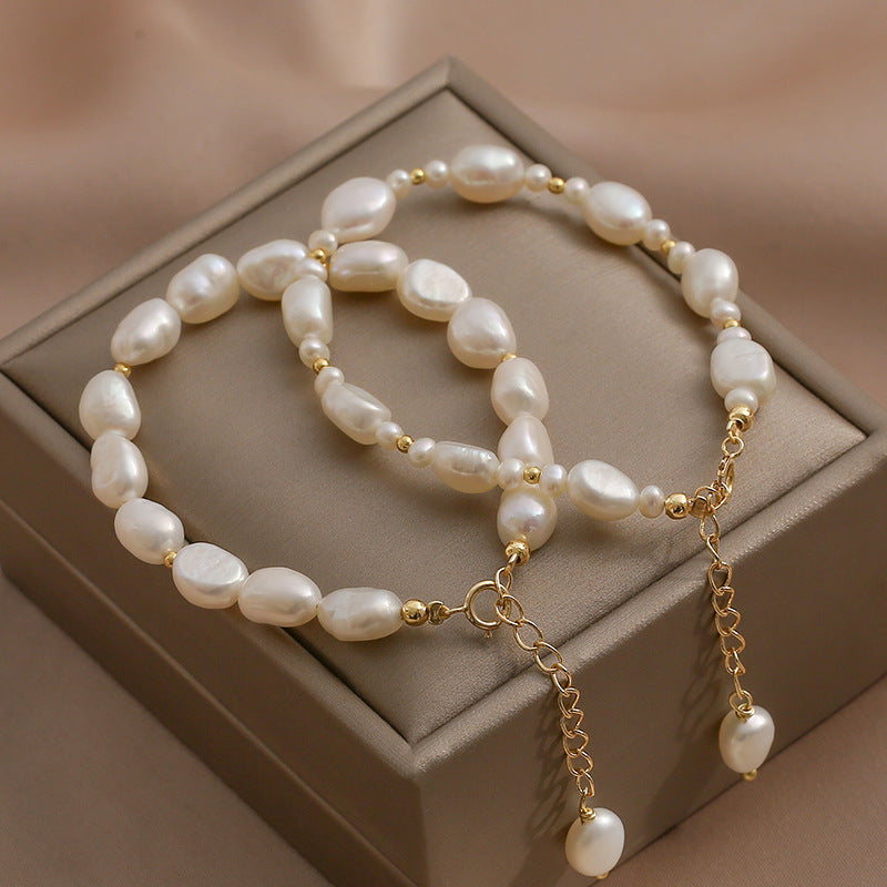 Classic Baroque Freshwater Pearl Ball Bracelet