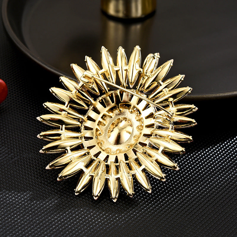 Full Zircon Brooch