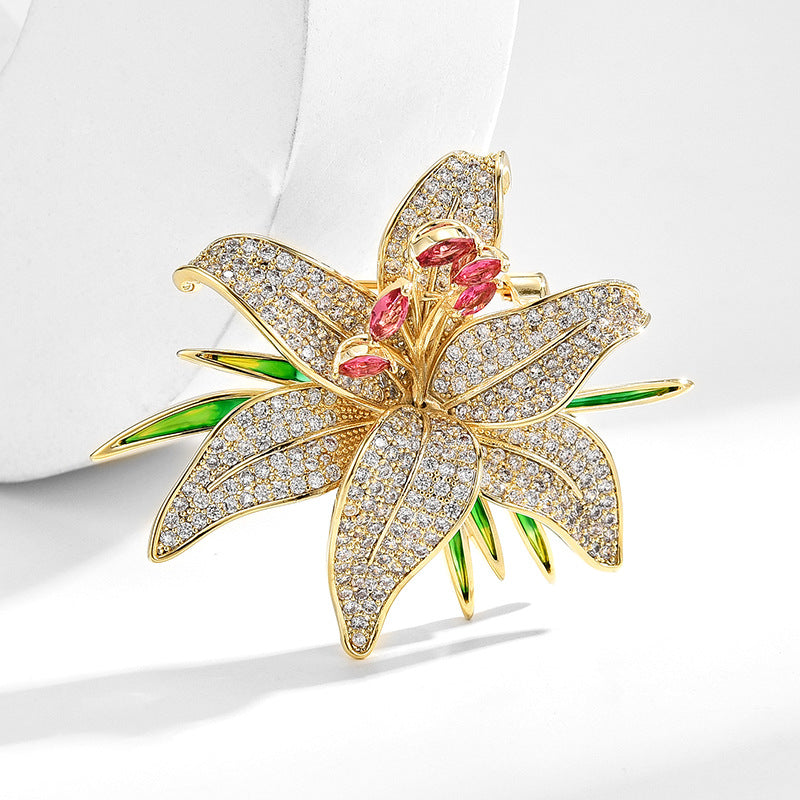 Gorgeous Flower-shaped Brooch