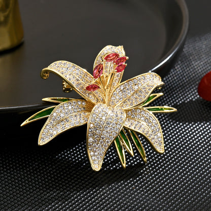 Gorgeous Flower-shaped Brooch