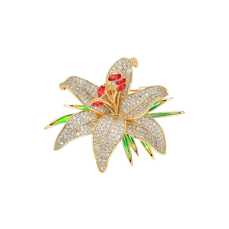 Gorgeous Flower-shaped Brooch