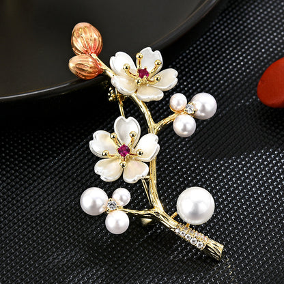 Classic Plum Blossom Brooch