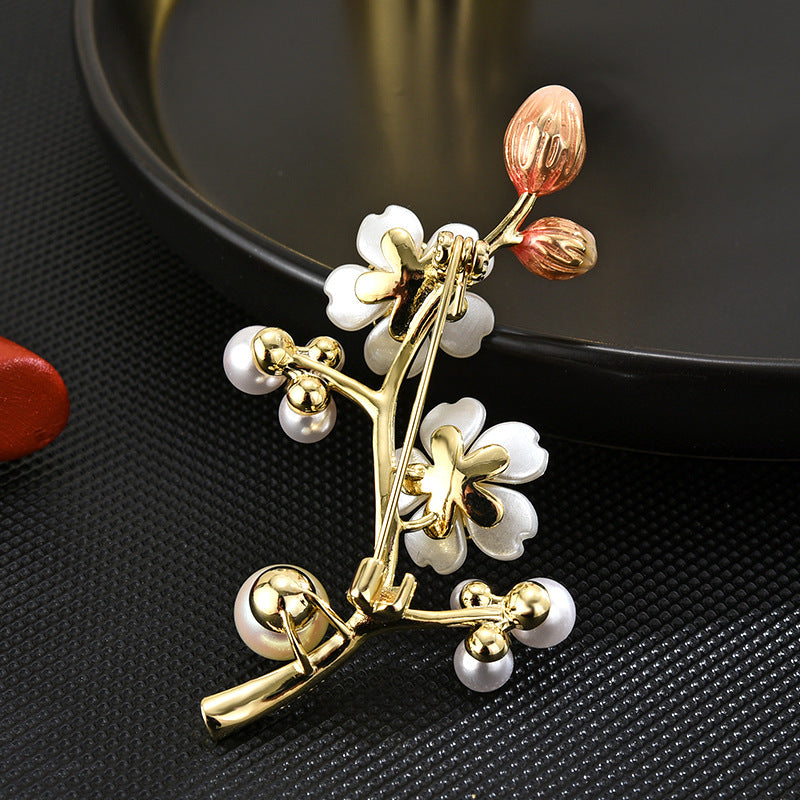 Classic Plum Blossom Brooch