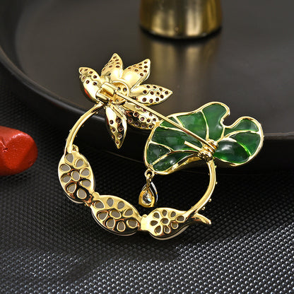 Lucky Lotus Brooch