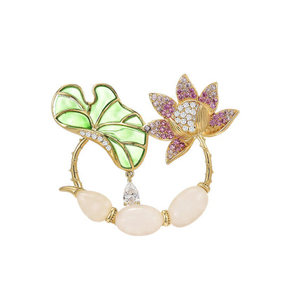 Lucky Lotus Brooch