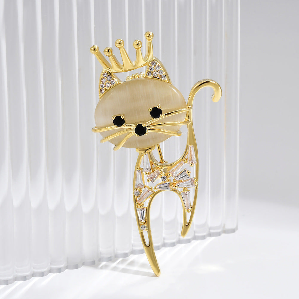 Lovely Little Kitty Imitation Cat Brooch