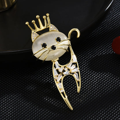 Lovely Little Kitty Imitation Cat Brooch