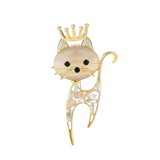 Lovely Little Kitty Imitation Cat Brooch