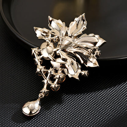 Crystal Baroque Style Brooch