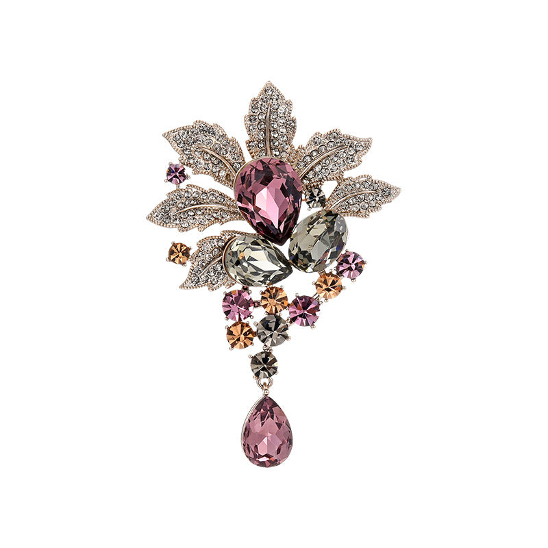 Crystal Baroque Style Brooch