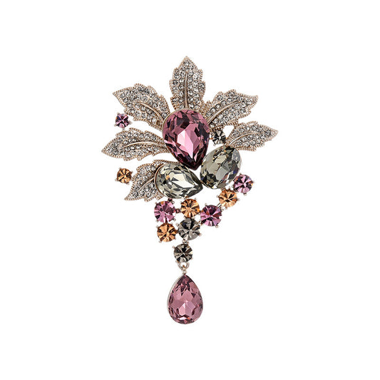 Crystal Baroque Style Brooch