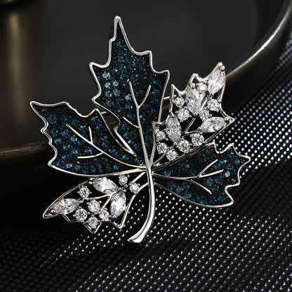 Retro Maple Leaf Brooch