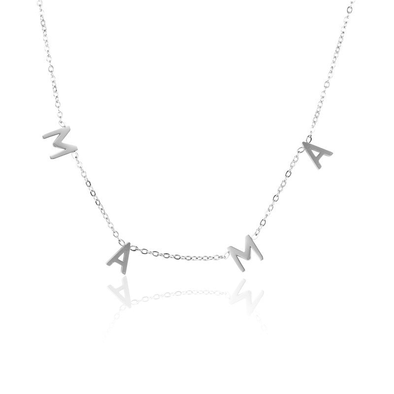 MAMA Letter Chain Necklace