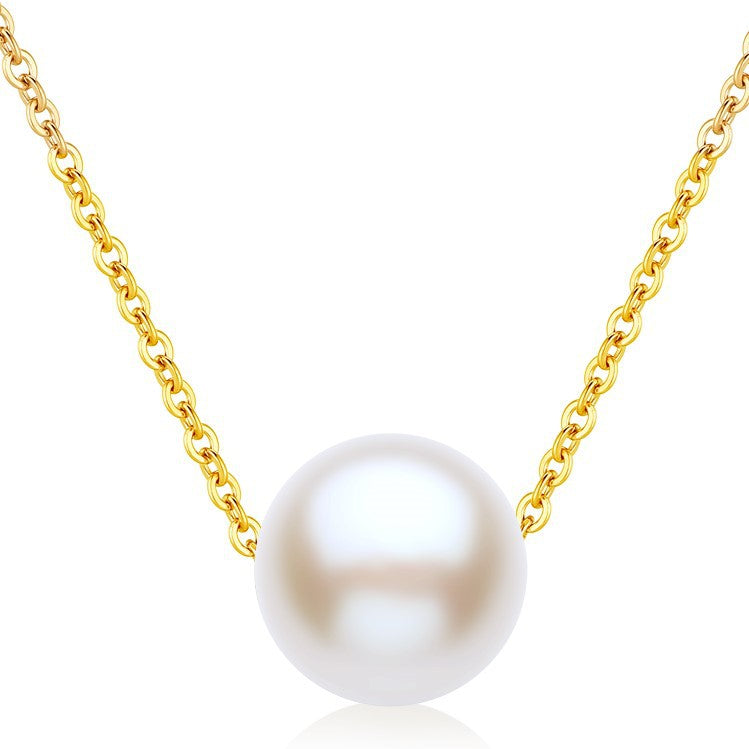 Sliding Single Freshwater Pearl Necklace