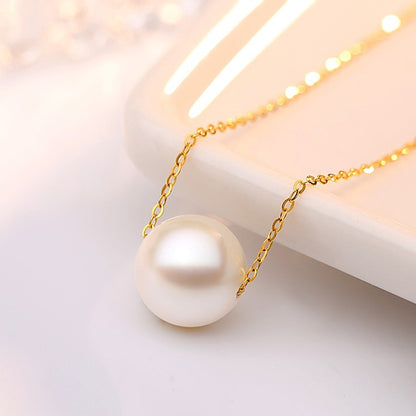 Sliding Single Freshwater Pearl Necklace