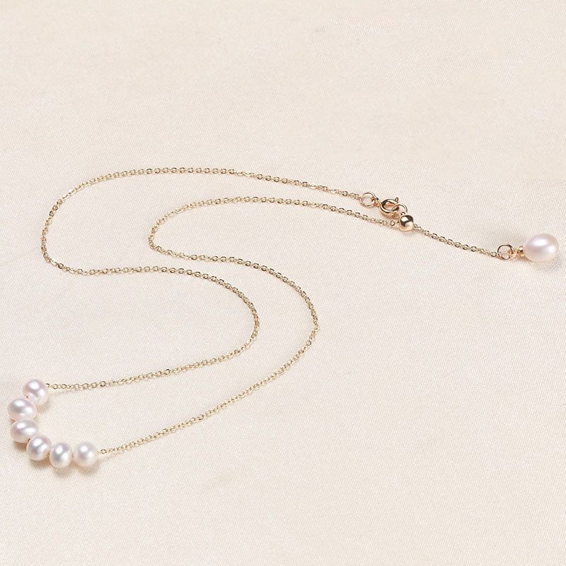 Freshwater Pearl Y Drop Necklace