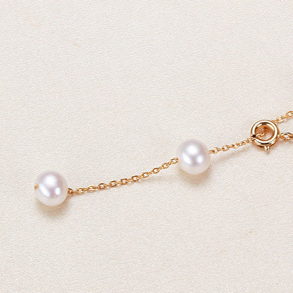 Classic Freshwater Pearl Station Necklace