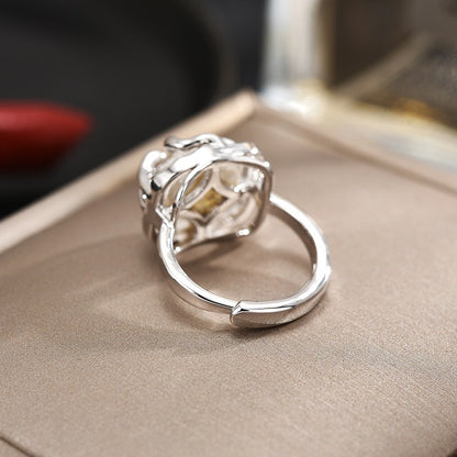 Square Snake Open Ring