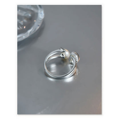 Freshwater Pearl Dome Open Ring