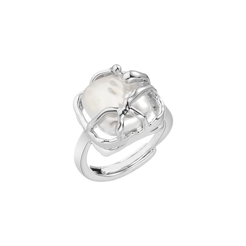 Square Snake Open Ring