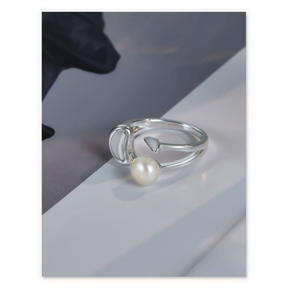 Freshwater Pearl Dome Open Ring