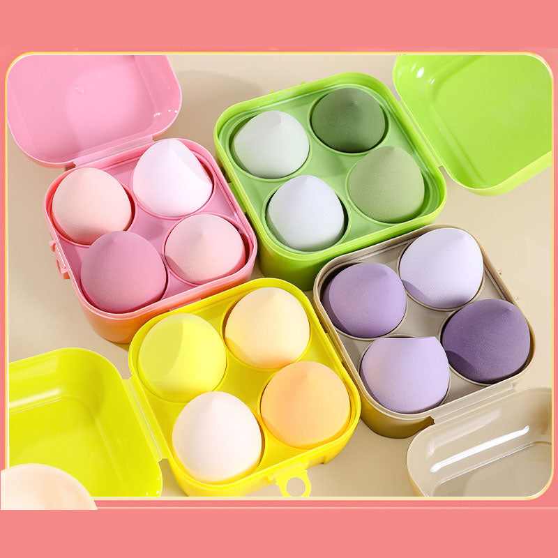 Flawless Complexion Makeup Sponge Set 4Pk Purple