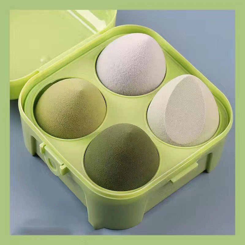 Flawless Complexion Makeup Sponge Set 4Pk Green