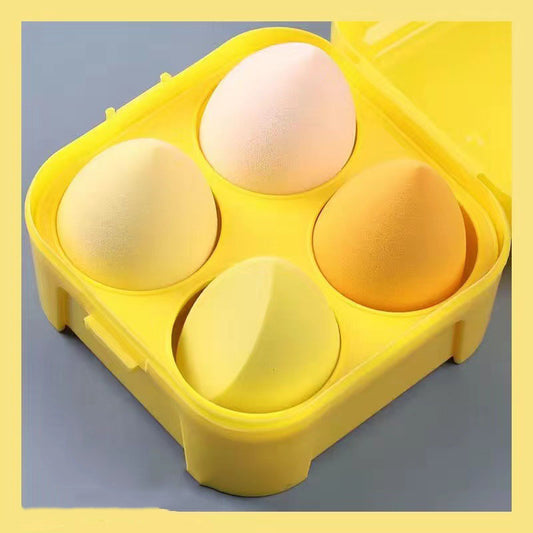 Flawless Complexion Makeup Sponge Set 4Pk Orange