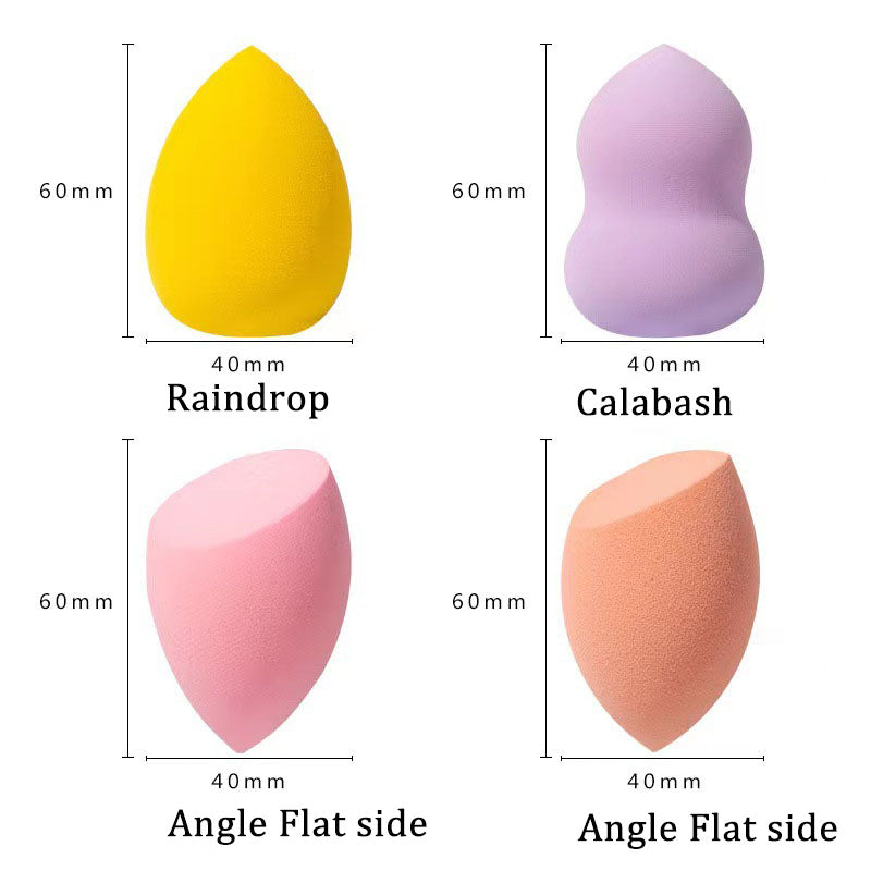 Flawless Complexion Makeup Sponge Set 4Pk Purple